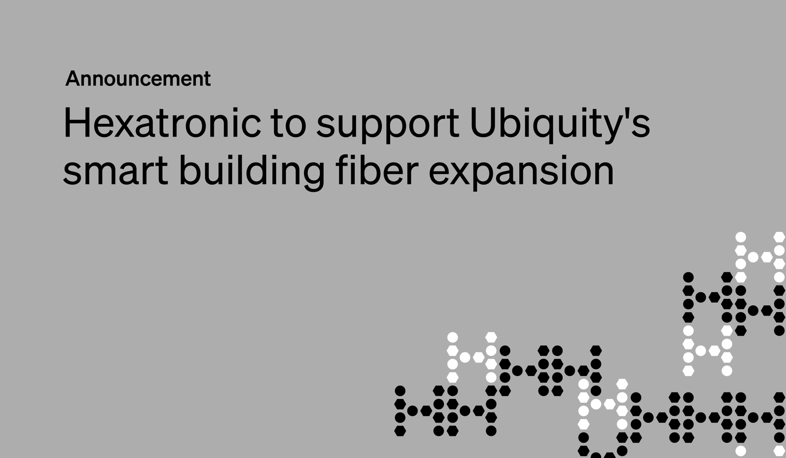 Hexatronic to support Ubiquity’s smart building fiber expansion