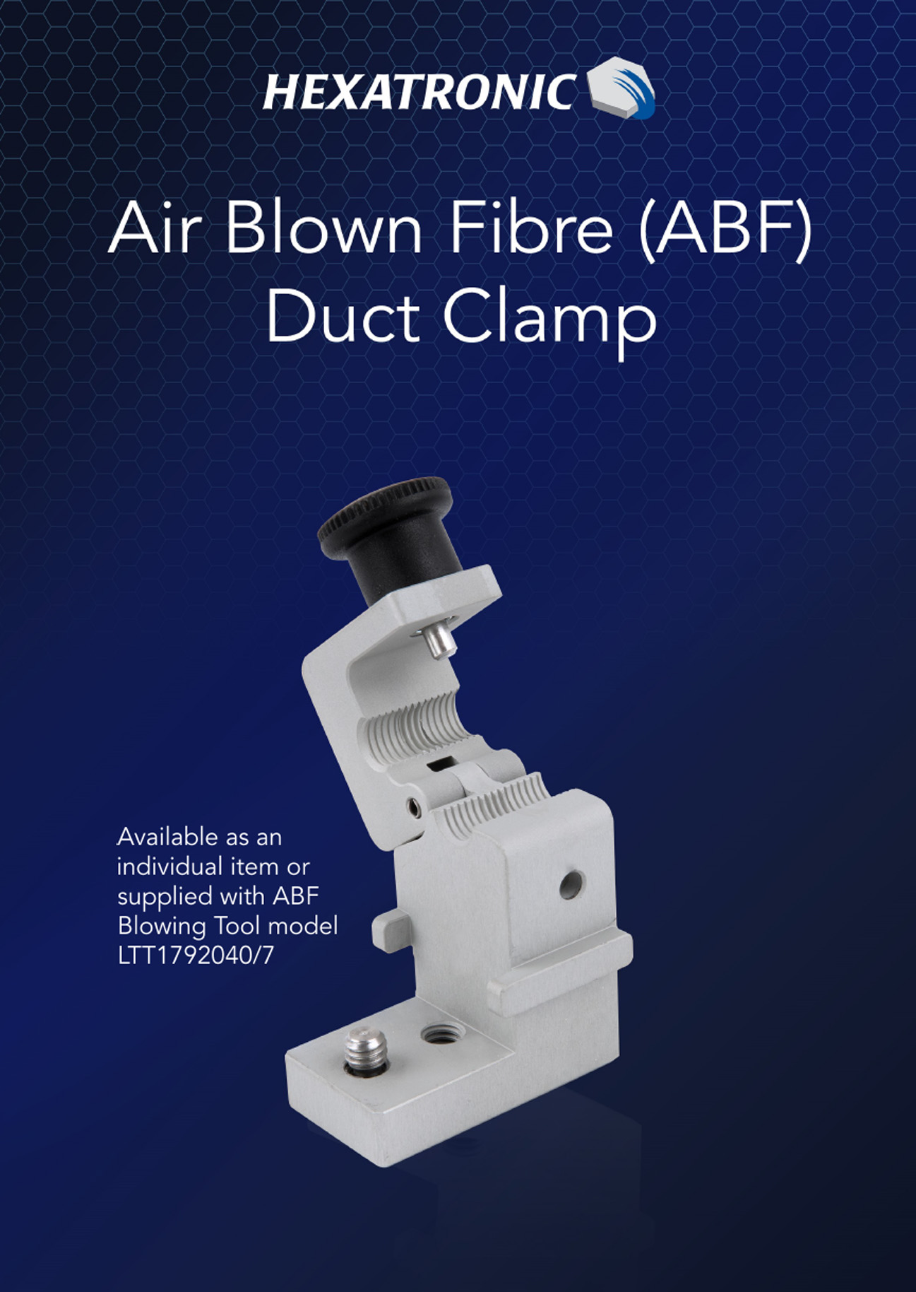 Air Blown Fibre (ABF) Duct Clamp
