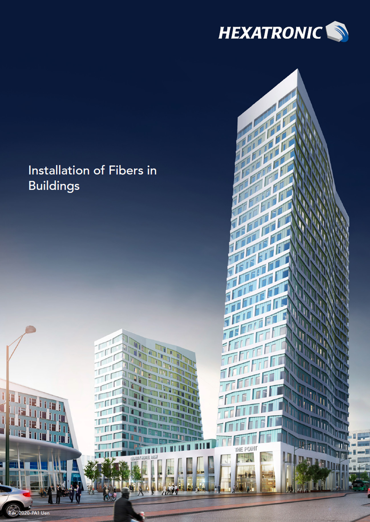 Installation of fibers in buildings