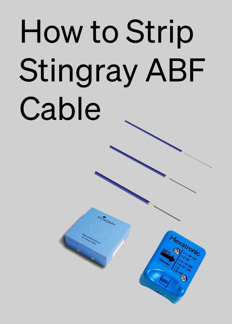 How to strip a Stingray ABF Cable