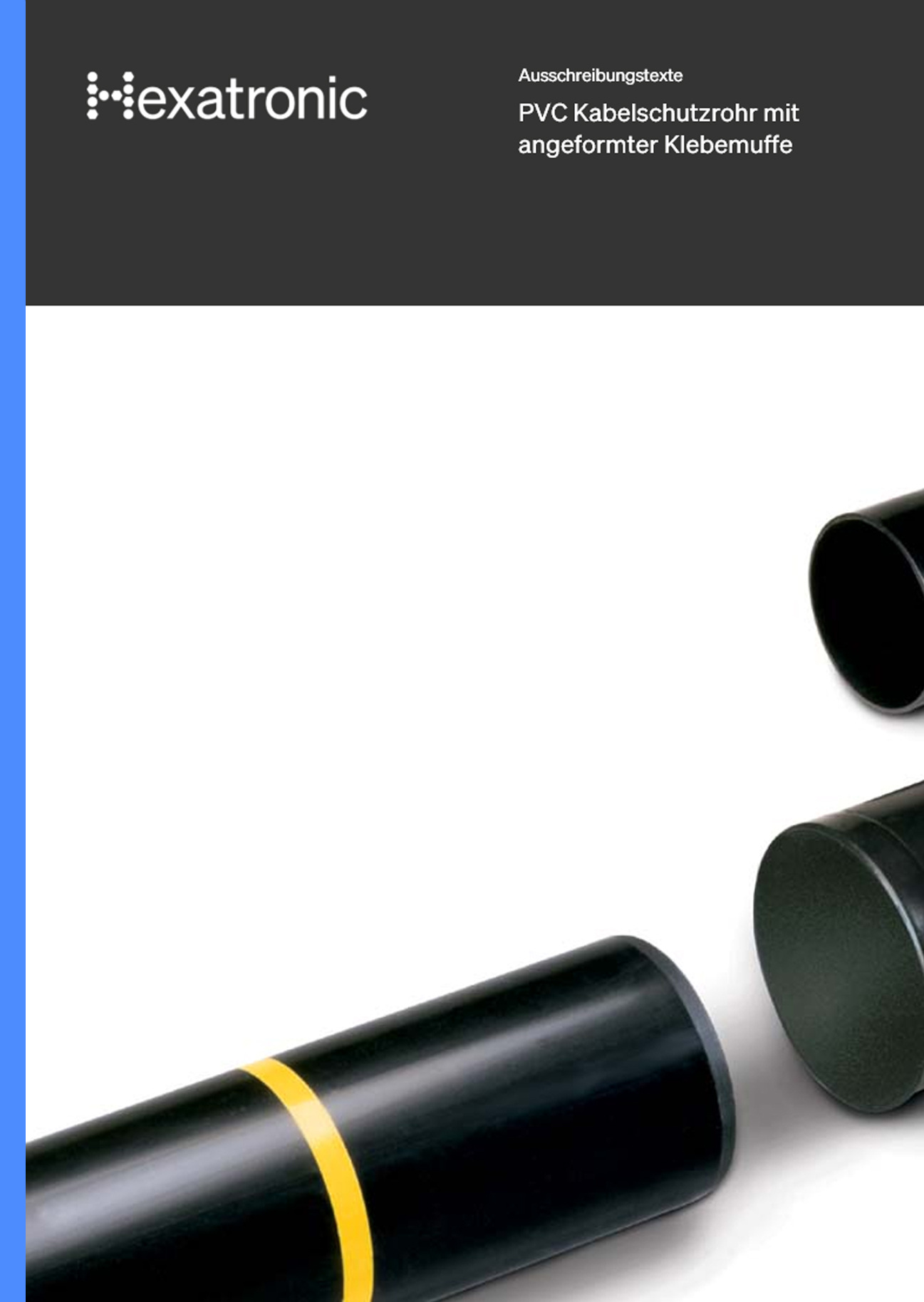 Download Ausschreibungstexte | PVC Kabelschutzrohr mit angeformter Klebemuffe